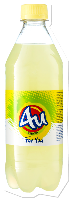 4U Limon Aromalı Gazlı İçecek