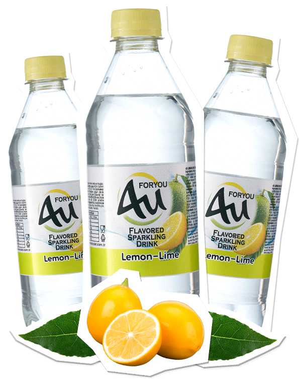 4U Limon Aromalı Gazlı Su