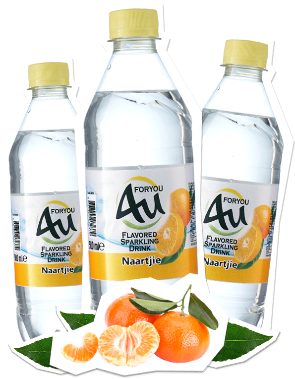 4U Mandalin Aromalı Gazlı Su